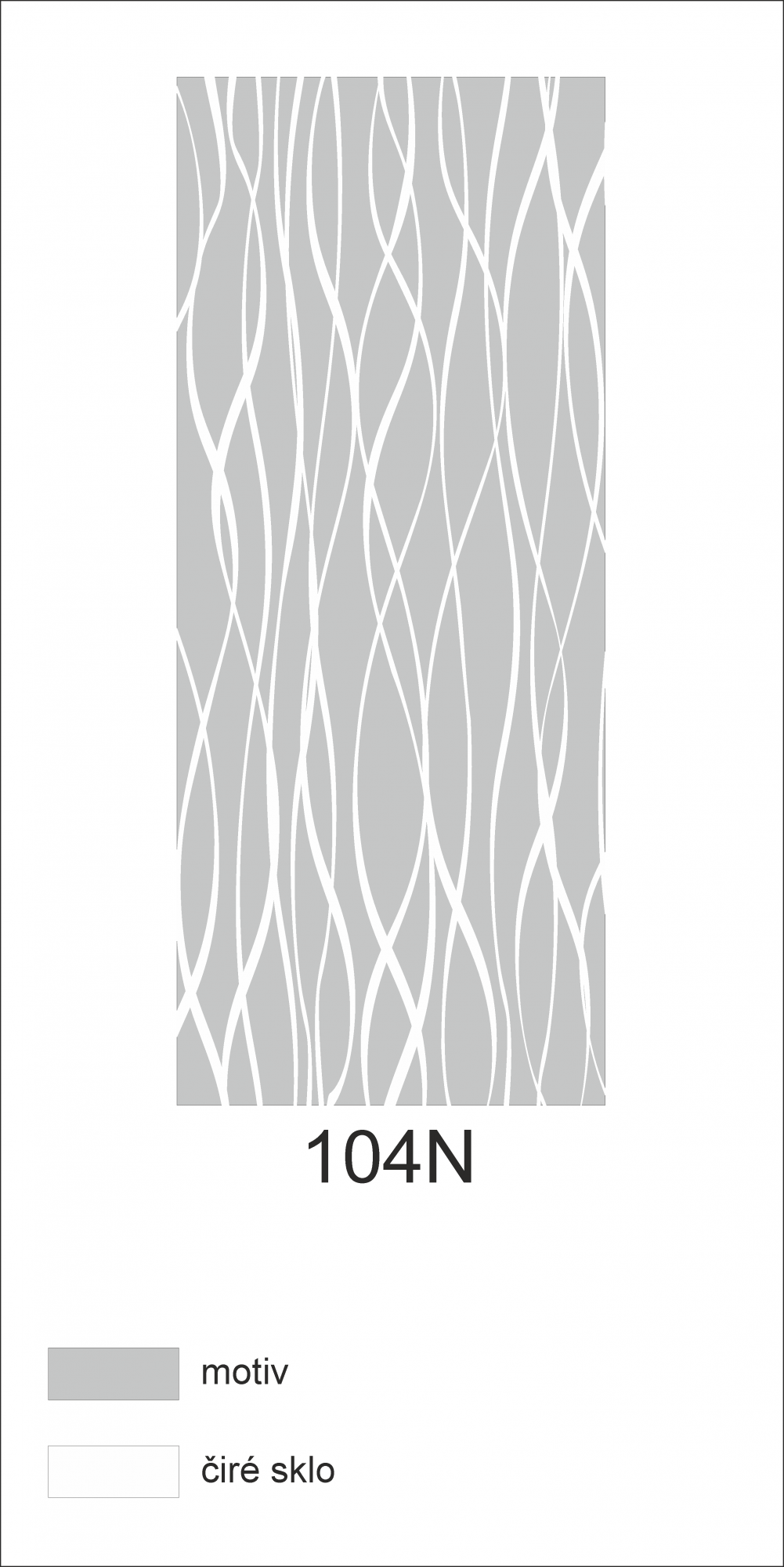 Možný motiv na skleněných dveřích nebo skleněných stěnách 104N - elegantní síť
