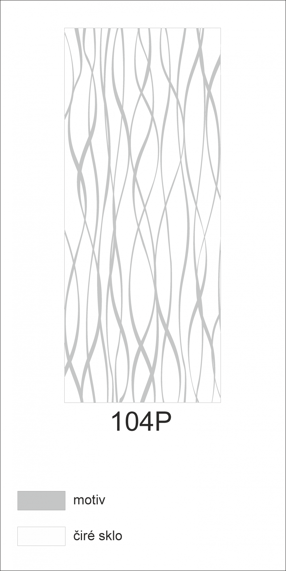 Možný motiv na skleněných dveřích nebo skleněných stěnách 104P - elegantní síť
